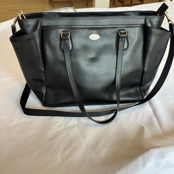 Coach Black Leather Tote Bag - Picture 10 of 10